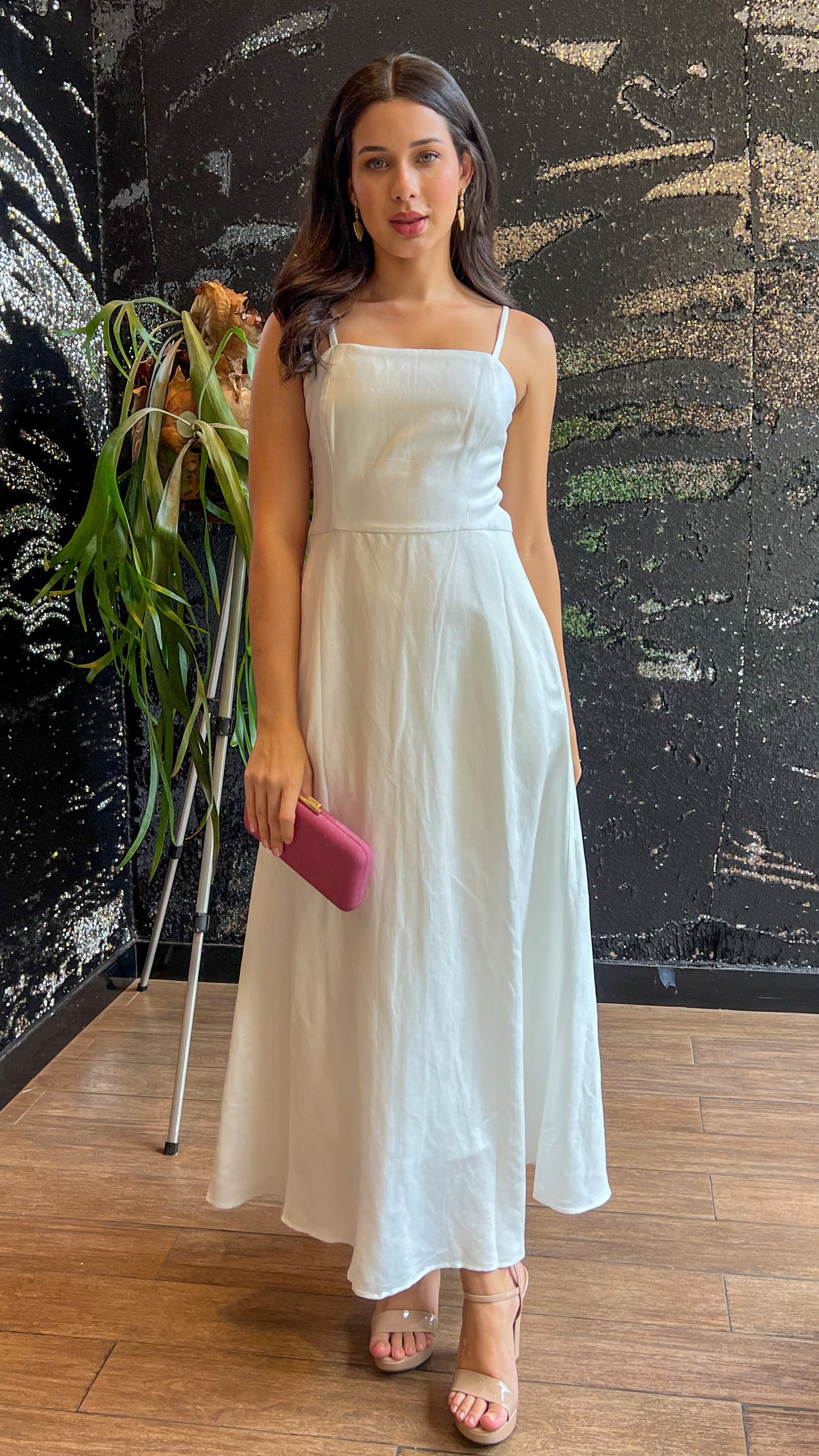 Vestido Longo branco Mariana