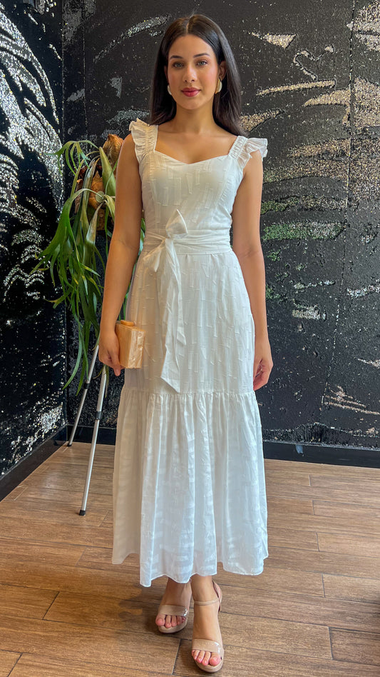 Vestido Longo branco Cristina