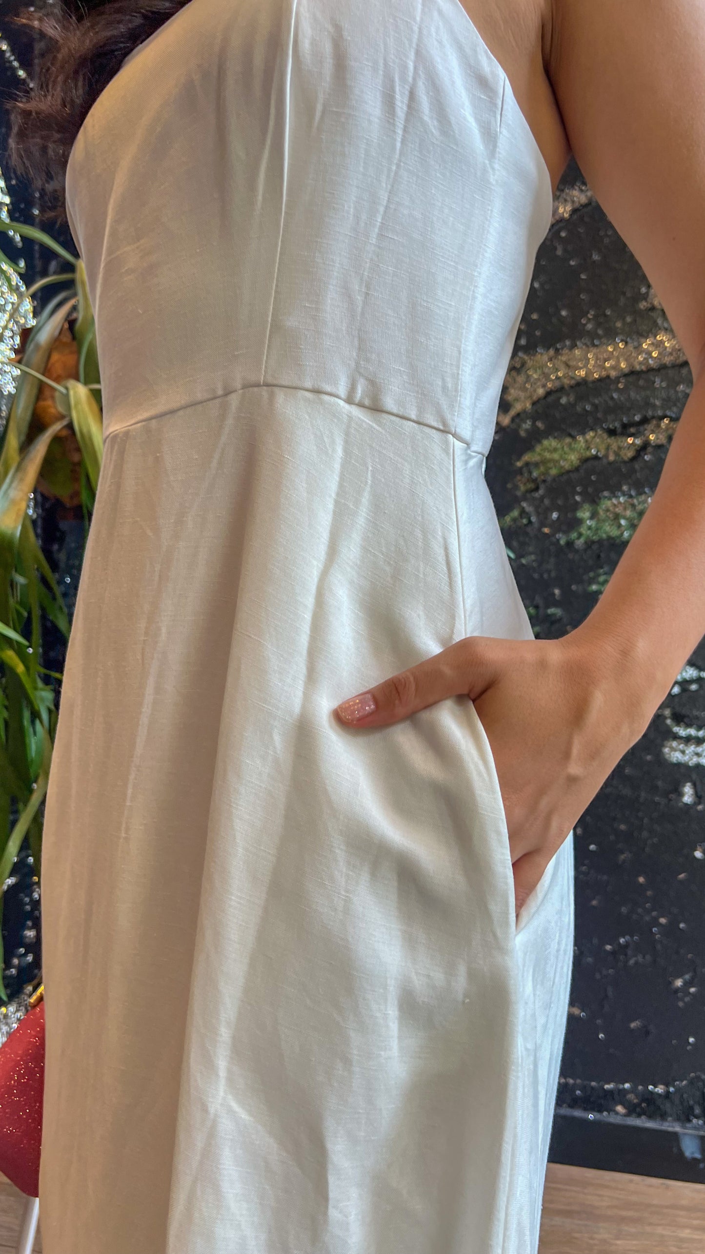 Vestido Longo branco Mariana